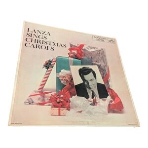 VTG 1956 Lanza Sings Christmas Carol's RCA Victor LM-2029 Vinyl LP Record Album